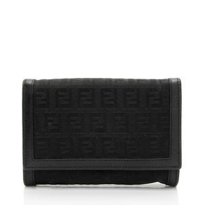 Fendi Zucchino Compact Wallet